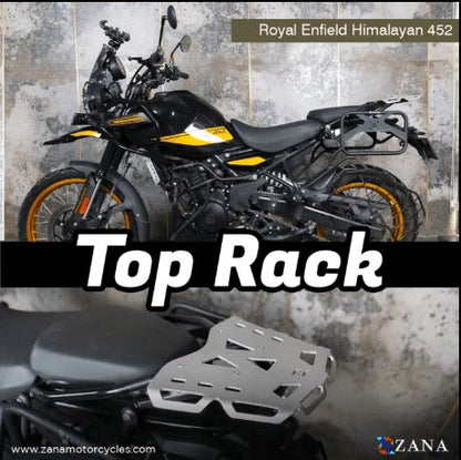 Zana Top Rack plate Aluminium Silver For Himalayan 450 ZI-8466