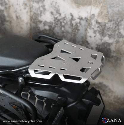 Zana Top Rack plate Aluminium Silver For Himalayan 450 ZI-8466