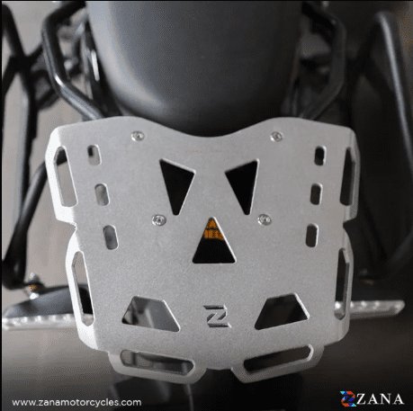 Zana Top Rack plate Aluminium Silver For Himalayan 450 ZI-8466