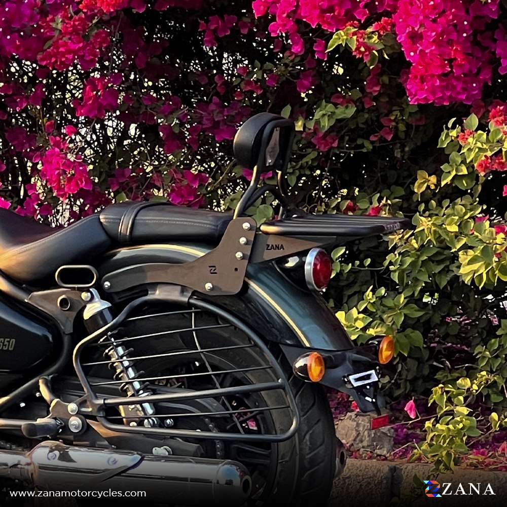 Top Rack with Pillion Backrest for RE Meteor 650