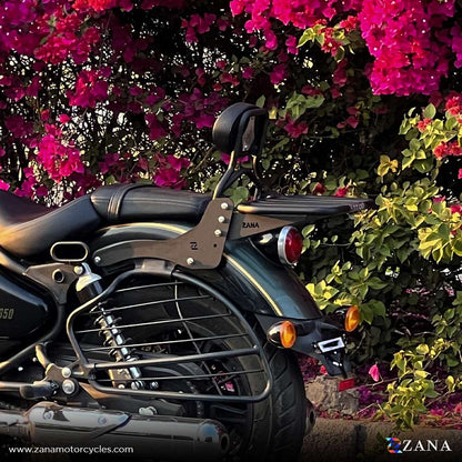 Top Rack with Pillion Backrest for RE Meteor 650