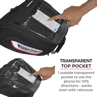 ViaTerra Oxus Universal Non-Magnetic Tank Bag for Bikes