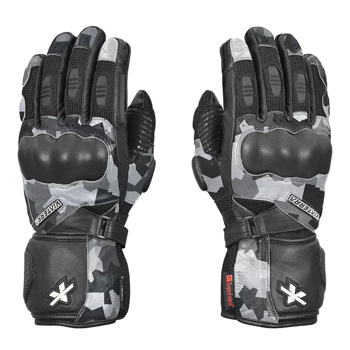 Viaterra Grey Kruger Riding Gloves
