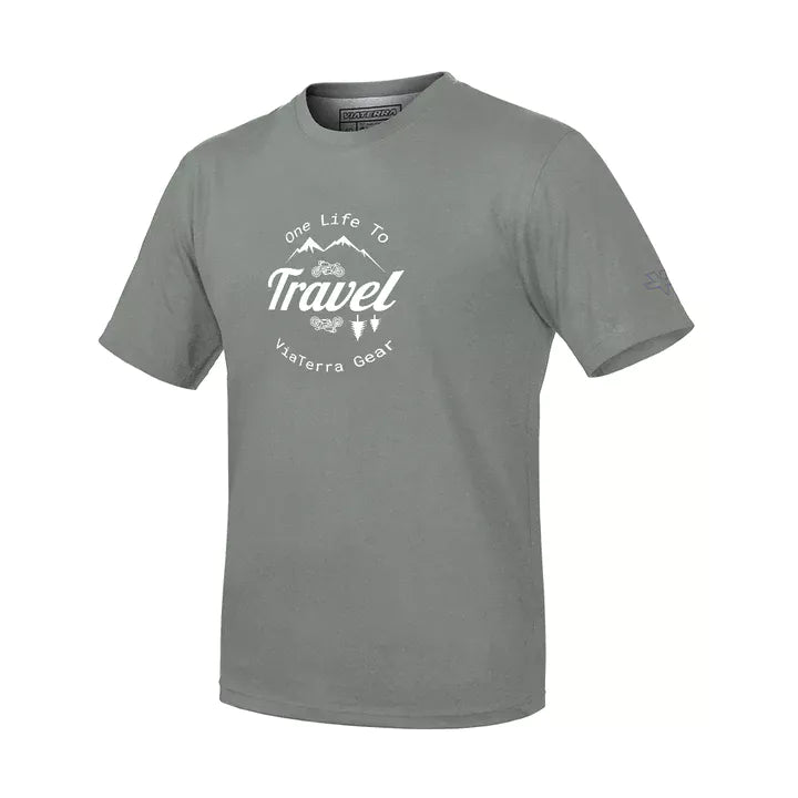Viaterra Mountains Road T-Shirt-Green