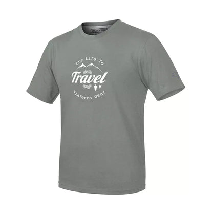 Viaterra Mountains Road T-Shirt-Green