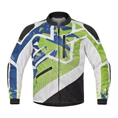Viaterra Off-Road Riding Jacket-Green and Blue