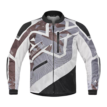 Viaterra Off-Road Riding Jacket White and Brown