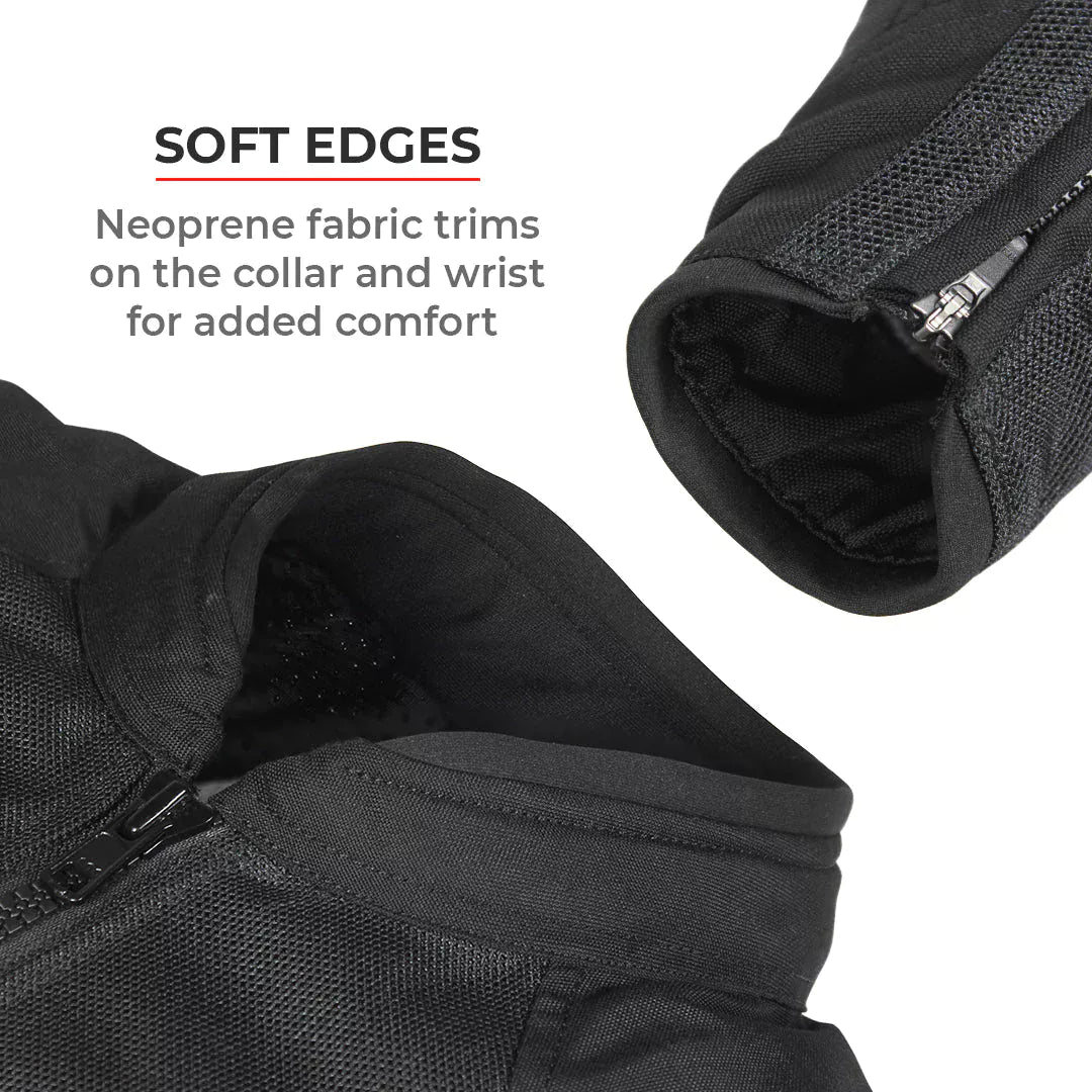 Viaterra Spencer Street Mesh Riding Jacket Black