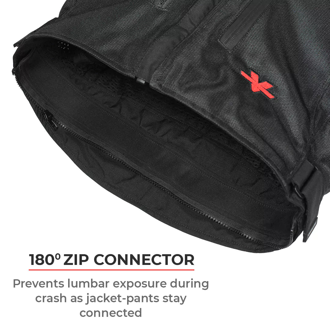 Viaterra Spencer Street Mesh Riding Jacket Black