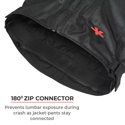 Viaterra Spencer Street Mesh Riding Jacket Black