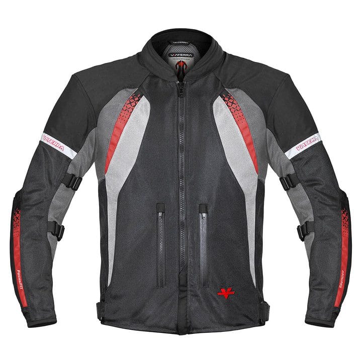 Viaterra Spencer Street Mesh Riding Jacket-Red