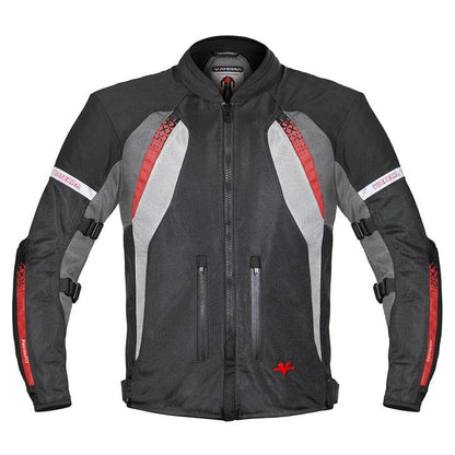 Viaterra Spencer Street Mesh Riding Jacket-Red