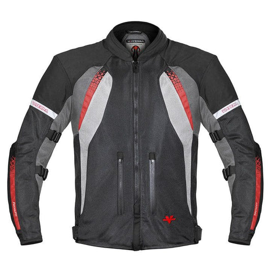 Viaterra Spencer Street Mesh Riding Jacket-Red