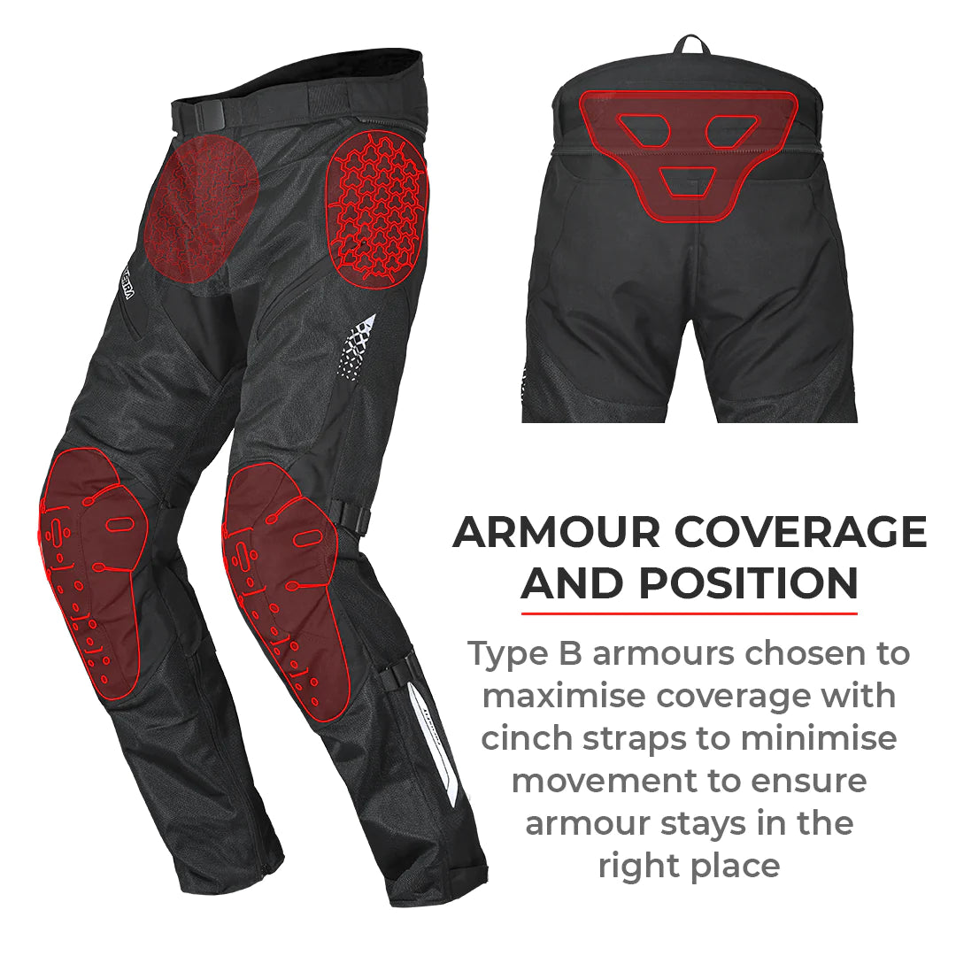 Viaterra Spencer-Street Riding Pants with Armour