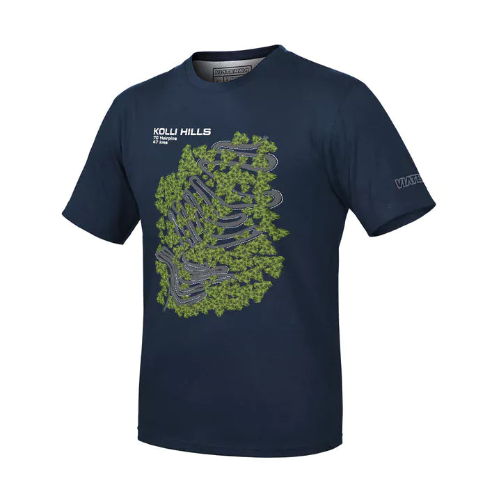 Viaterra Unisex Kolli Hills T-Shirt-Blue