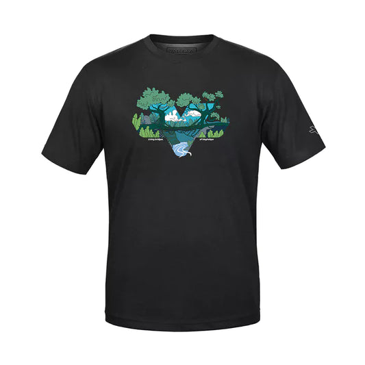 Viaterra Unisex Living Bridges T-Shirt-Black