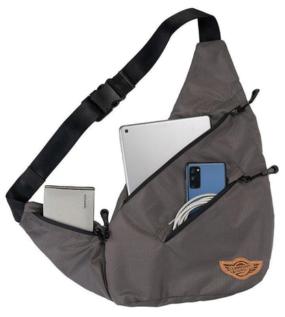 Wing Crossbody Sling Bag-Cross Bag-Grey