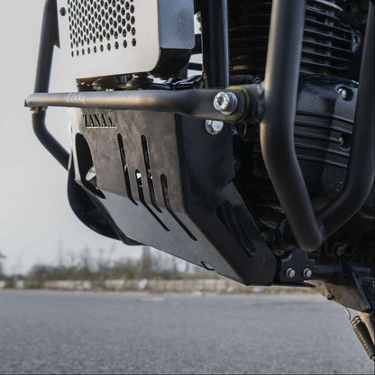 Yezdi Adventure Black Bash Plate