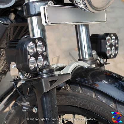 ZANA Fog Light Mount for GT-Interceptor 650