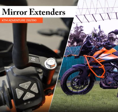 Zana MIRROR EXTENDER FOR KTM ADV 390/250 ZI-8340