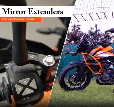Zana MIRROR EXTENDER FOR KTM ADV 390/250 ZI-8340