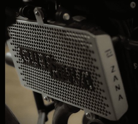 Zana Radiator Grill With Logo for Guerrilla 450 (Honeycomb Silver) - Type-3 (Coming Soon) ZI-8527