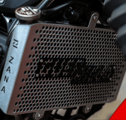 Zana Radiator Grill With Logo for Guerrilla 450 (Honeycomb Silver) - Type-3 (Coming Soon) ZI-8527