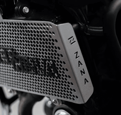 Zana Radiator Grill With Logo for Guerrilla 450 (Honeycomb Silver) - Type-3 (Coming Soon) ZI-8527