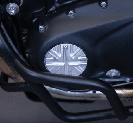 Zana Uk Flag Engine Cover (Small-aluminium ) For Triumph Street Twin ZP-041