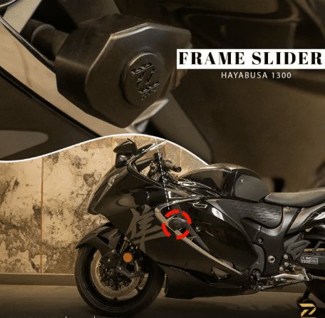 Zana Frame slider For Suzuki Hayabusa 1300 ( Black, Type-2) ZP-075