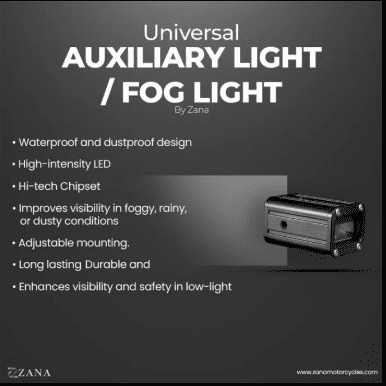 Zana Universal Led Fog Light (ZFL-15) ZI-FL-001