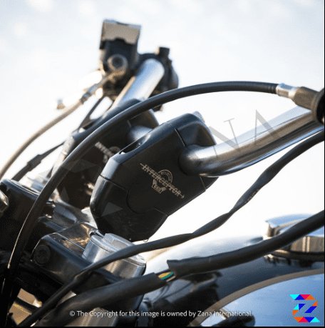 ZANA Pull Back Angular Handlebar Riser Matte Black Texture, for GT/Interceptor 650 ZI-8119