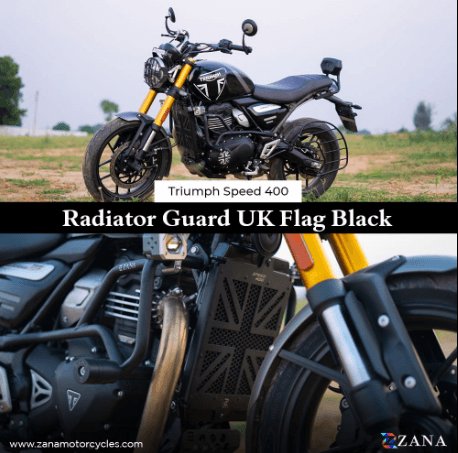 RADIATOR GRILL UK FLAG BLACK
