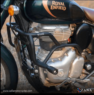 Crash Guard MS With Slider Texture Matt Black