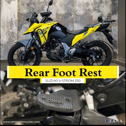 ZANA Rear Footrests (Pair) For Suzuki V-Strom 250 ZI-8317