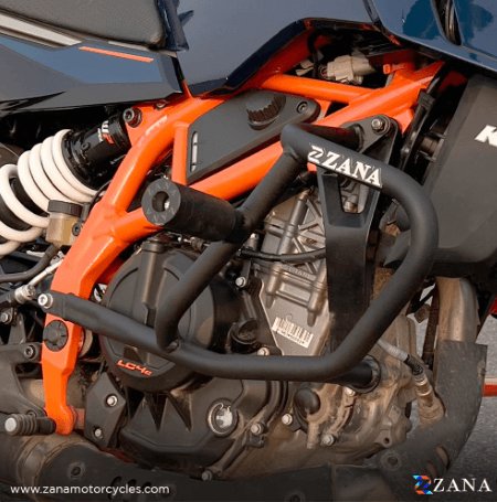 "Black Crash Guard with Slider