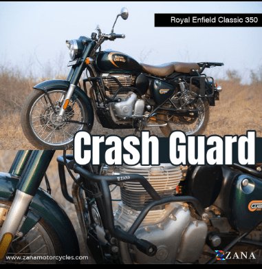 Crash Guard MS With Slider Texture Matt Black