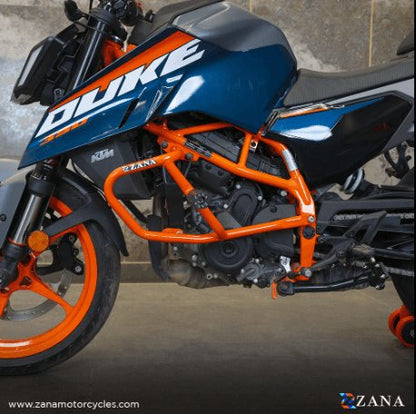 "Orange Crash Guard with Slider