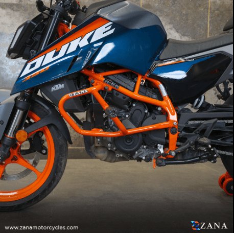 "Orange Crash Guard with Slider