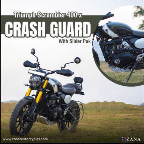 CRASH GUARD WITH PUCK SLIDER BLACK