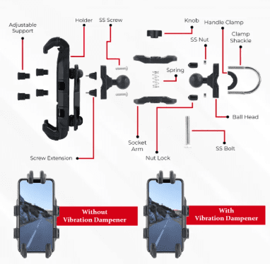 Zana Universal Mobile Holder Without Charger ZI-PH-001