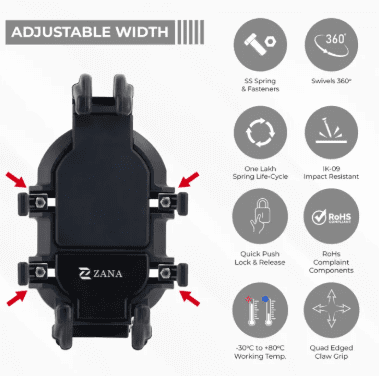 Zana Universal Mobile Holder Without Charger ZI-PH-001