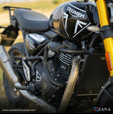 ZANA - Crash Guard with Puck Slider Black for Triumph Speed 400 ZI-8363