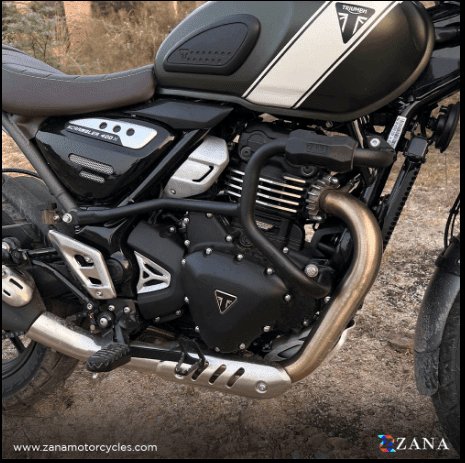 ZANA - Radiator Grill  Honeycomb Black for Triumph Scrambler 400 X ZI-8367