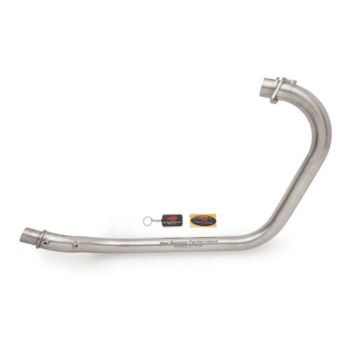 Red Rooster Vertex Header Pipes – Matte for Royal Enfield Scram 411