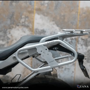 Zana SADDLE STAY SILVER WITH JERRY CAN MOUNT FOR BMW G310R ZI-8239