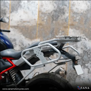 Zana SADDLE STAY SILVER WITH JERRY CAN MOUNT FOR BMW G310R ZI-8239
