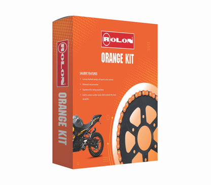 Rolon Pulsar RS 200 Orange Chain Sprocket Kit