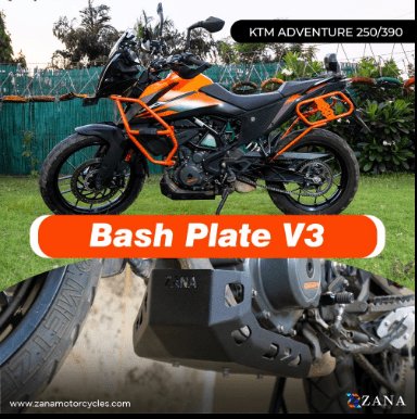 NEW BASHPLATE V3 ALUMINIUM BLACK