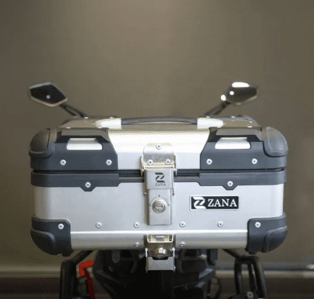 Zana Universal Top Box Aluminium (22 Litre) R-Flat Silver ZI-TB-019